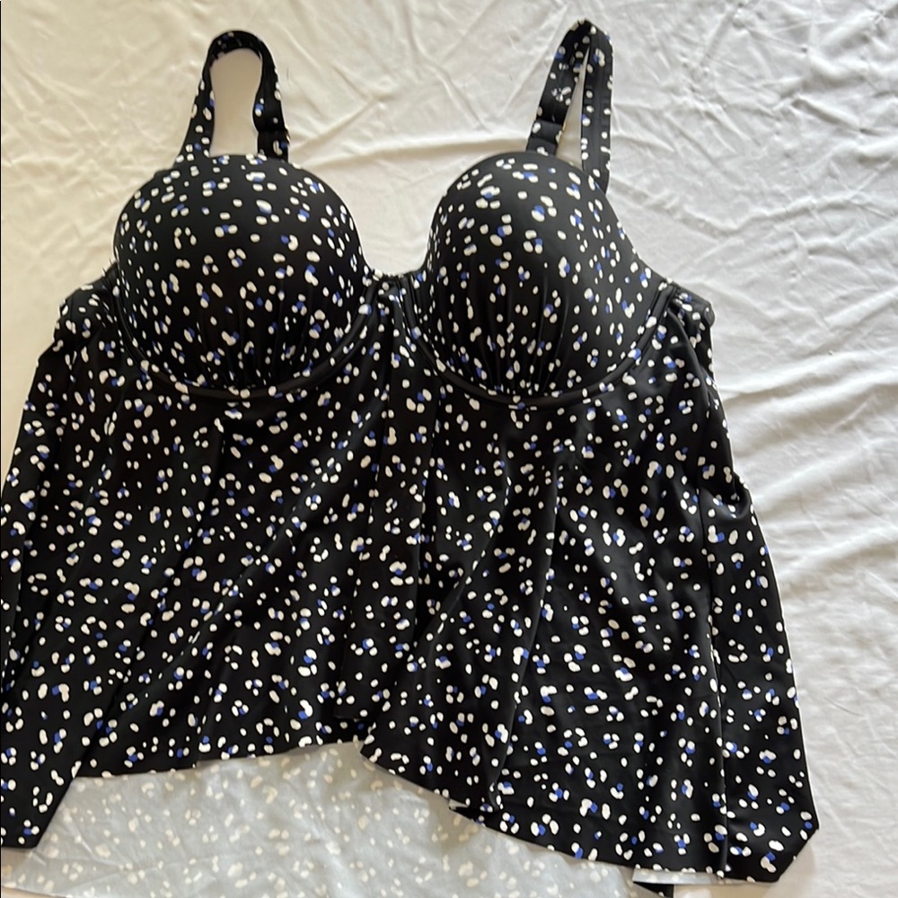 Swimsuits For All Black and White Bikini